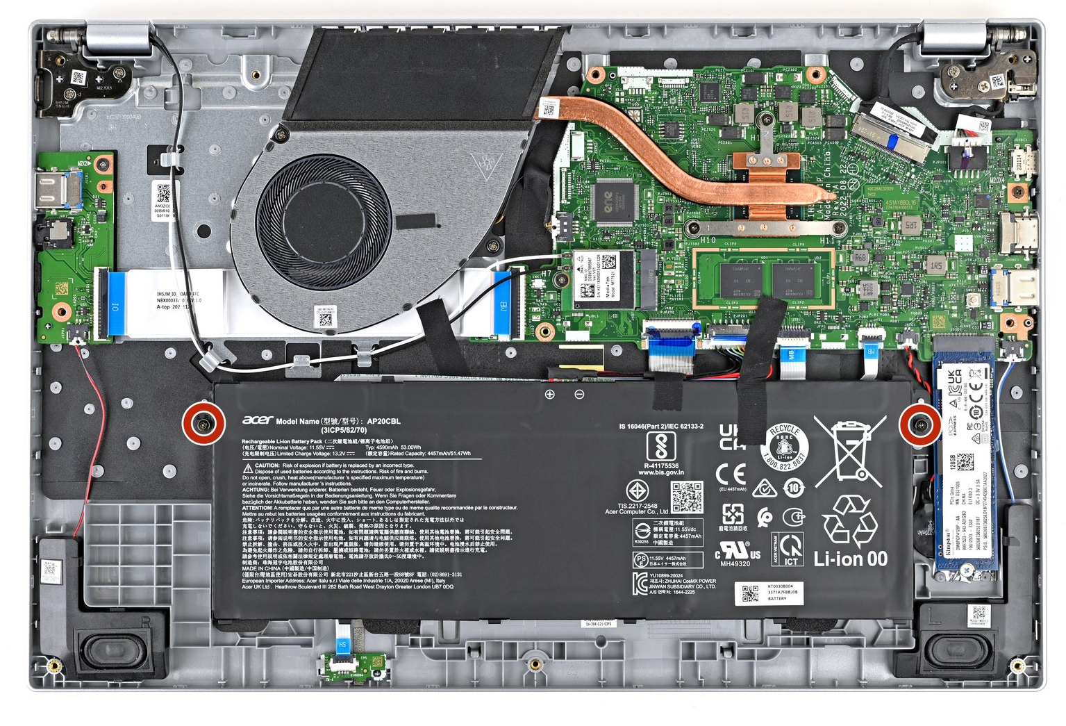 How to replace and fix ACER A315-24P 40pin 0.5mm LED DC02004A800 LCD Cable (Acer Aspire 3 A315-24P)